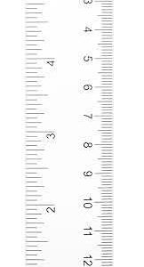 6" Clear Ruler